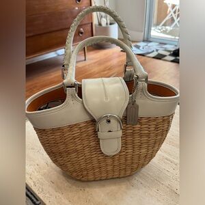 Coach basket bag vintage